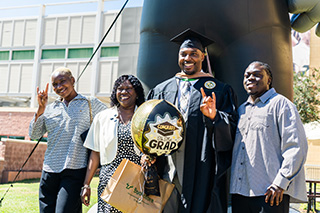 USF student and his family