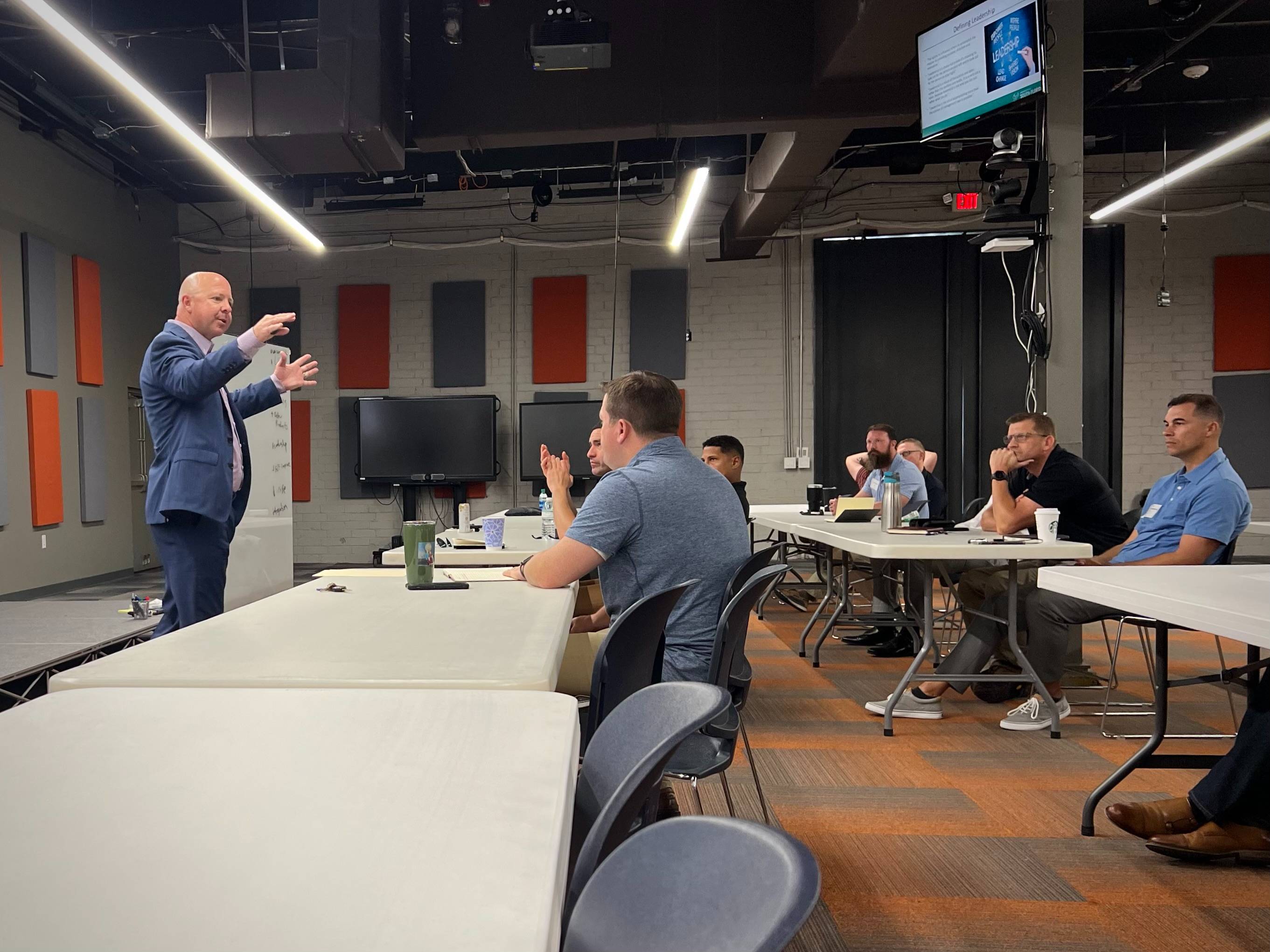 Dr. Shane Wentz leading a training course