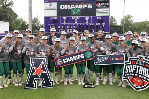 USF women's softball team