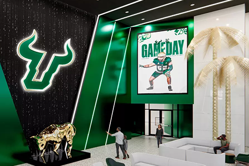 Rendering of the Football Operations Center